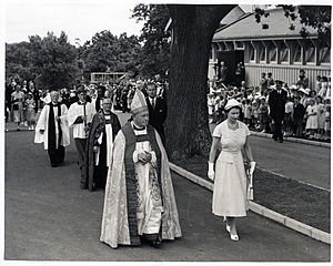 Queen Elizabeth, St Marys Cathedral, Auckland