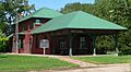 Red Cloud RR depot from SE