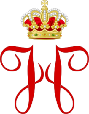 Royal Monogram of Prince Jacques of Monaco