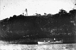 Sea Hill Lighthouse at Keppel Bay, Queensland, 1908