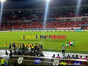 Selección de Panamá vs Guyana, estadio Rommel Fernández