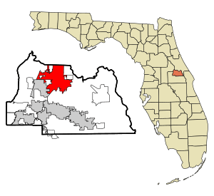 Location in Seminole County and the U.S. state of Florida