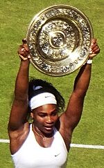 Serena Williams won her 6th Wimbledon (cropped)