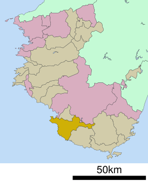 Location of Shirahama