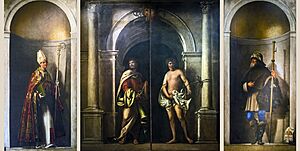 Shutters of the organ of San Bartolomeo, Venice