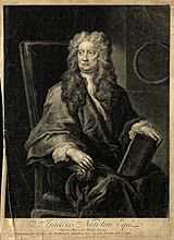 Sir Isaac Newton. Mezzotint by J. Faber, junior after J. Van Wellcome V0004271