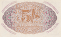 Southern Rhodesia 5s 1943 Reverse