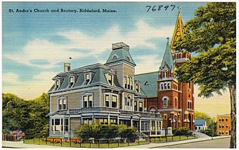St. Andre's Church and rectory, Biddeford, Maine (76897).jpg