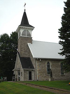 St. Patrick's Catholic Church of Monti was built in 1870 and operated until 2005.