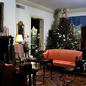 State reception room at the Governors Mansion in Tallahassee