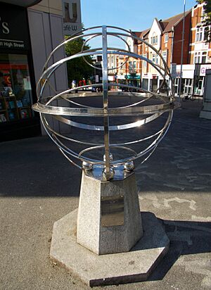 The Sutton Armillary, Sutton High Street, Sutton, Surrey, London - Flickr - tonymonblat