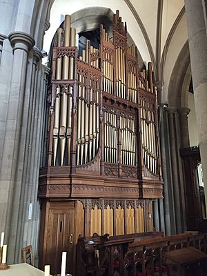 The organ, All Saints' Church, Bakewell
