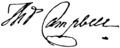Thomas Campbell poet signature