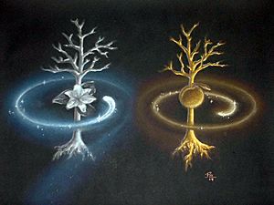 Tolkien The two trees