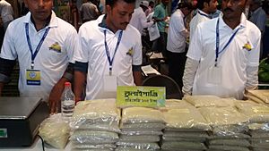 Tulaipanji rice at Bangiya Khadya Utsav 2015.jpg