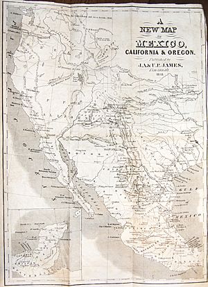Unknown & Hughes A New Map of Mexico, California & Oregon 1846-1848 UTA