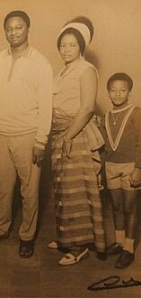 Vicky Longomba et sa famille