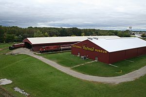 Victor McCormick Train Pavilion and Frederick J Lenfestey Center at National Railroad Museum.jpg