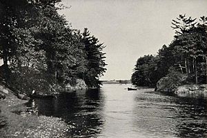 View of Kennebunk River 1903