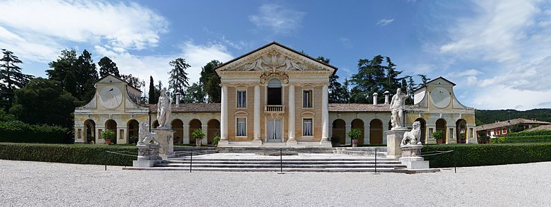 Villa Barbaro panoramica fronte Marcok