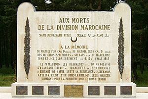 Vimy Ridge - Moroccan Division Memorial