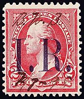 Washington 1898 overprint revenue 2c 1898