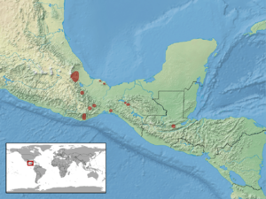 Xenosaurus grandis distribution.png