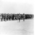 הגדוד העברי של נהגי פרדות במלחמה העולמית הראשונה ( 1915) מסדר במצרים.-PHG-1003805