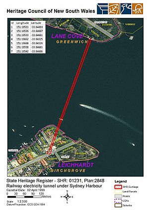 1231 - Railway electricity tunnel under Sydney Harbour - SHR Plan No 2848 (5012228b100).jpg