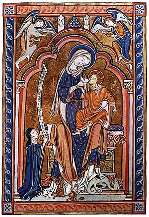 13th-century painters - Amesbury Psalter - WGA15754