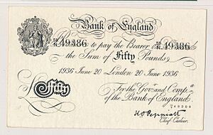 50 Pounds - Bank of England, Operation Bernhard (1936) Confucians 03