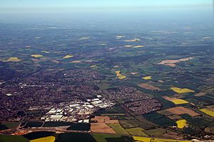 Aerial view of Hemel Hempstead 2007