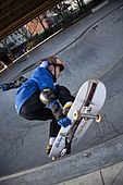 Alden Kreig with the sick air at Golconda Skatepark