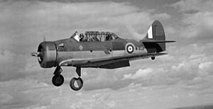 American Aircraft in RAF Service 1939-1945- North American Na-16 and Na-66 Harvard. CH606 (cropped)