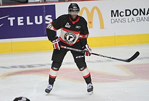 Anthony Duclair, in a game for the Quebec Remparts, 2011