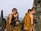 Borobudur monks 1