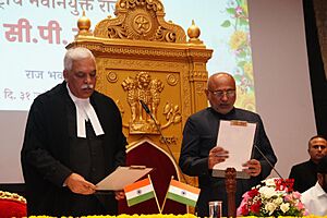 CP Radhakrishnan takes oath as Governor in presence of Chief Justice