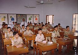 Cadets in class