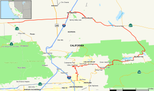 California State Route 18 Map
