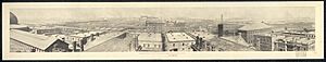 Chicago stock yards birdseye 1897