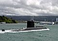 Chilean submarine Simpson (SS-21) at Pearl Harbor on 21 June 2004 (040621-N-5539C-001)