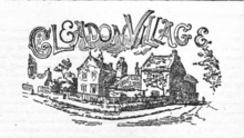 Cleadon Village illustrated by Walter Scott