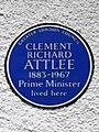 Clement Richard Attlee 1883-1967 Prime Minister lived here (crop)