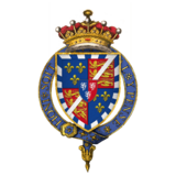 Coat of arms of Sir Charles Somerset, 1st Earl of Worcester, KG