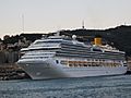 Cruise Ship Costa Concordia in Genoa Harbour - November 2010
