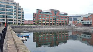 Customhouse Harbour, facing west