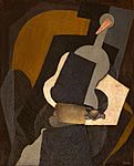 Diego Rivera - Seated Woman (Women with the Body of a Guitar) - Google Art Project
