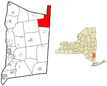 Location of North East, New York