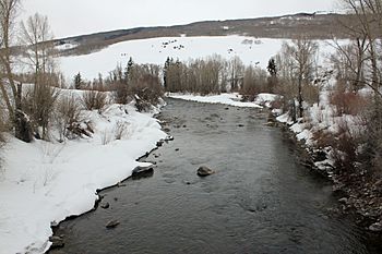 The East River in Gunnison County, Colorado.