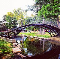 Elm Park Iron Bridge Worcester Massachusetts